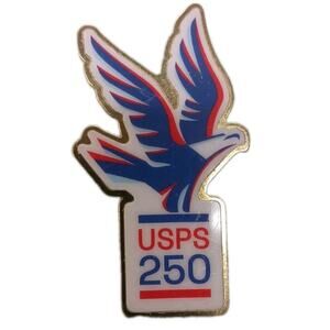 USPS United States Postal Service 250th Anniversary Lapel Pin Badge Made In USA
